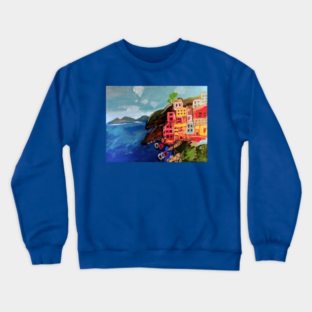 Amalfi, Italy Crewneck Sweatshirt by scoop16